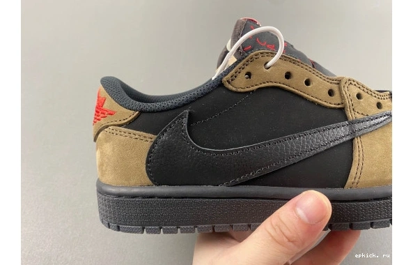 Rep EP 1 SP Brown TRAVIS JORDAN SCOTT RETRO LOW  OG DM7866-2002 DM7866-2002 0301